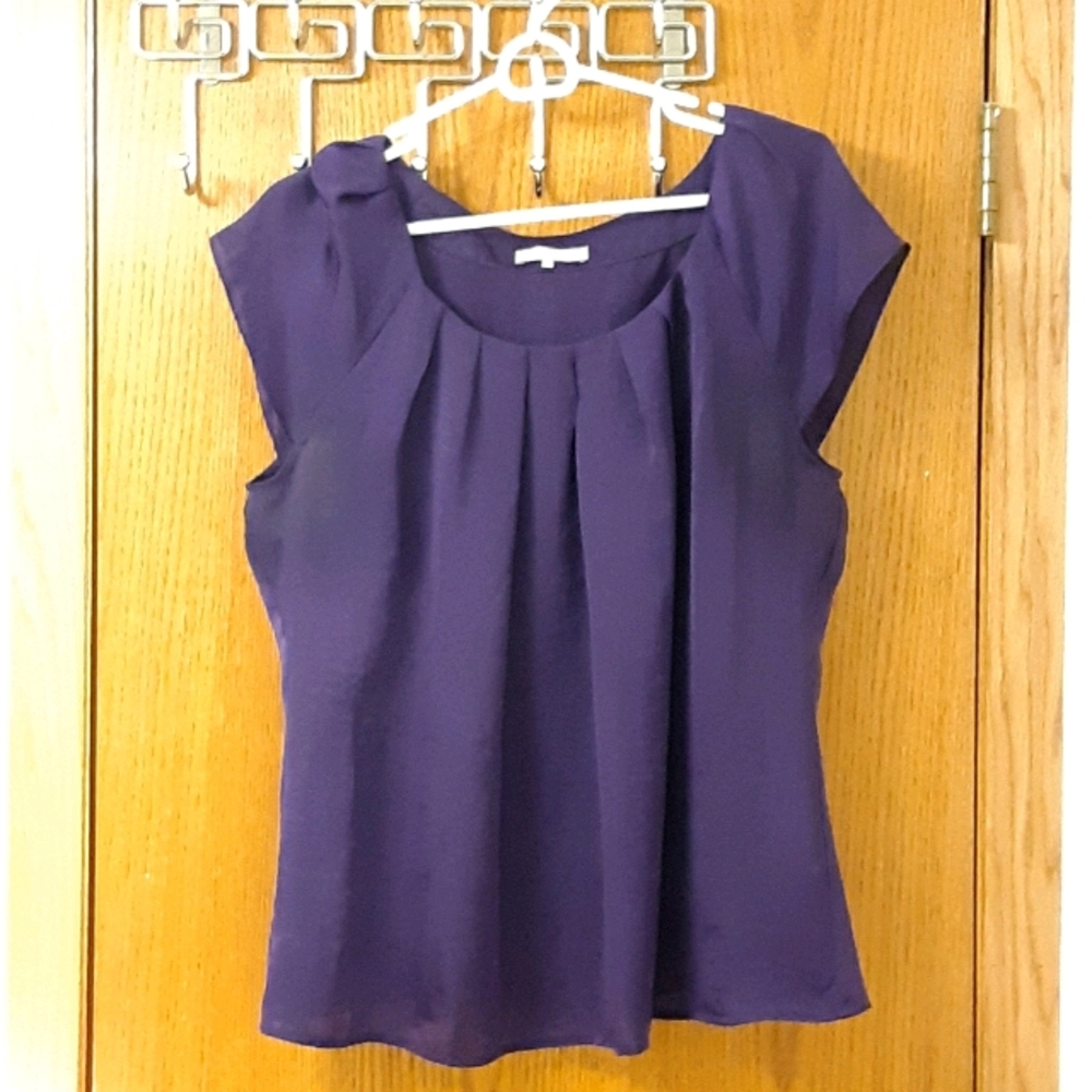 Dark Purple Silky Top